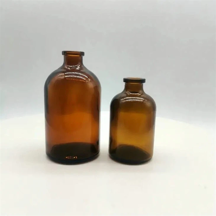 100ml amber antibiotic glass bottle