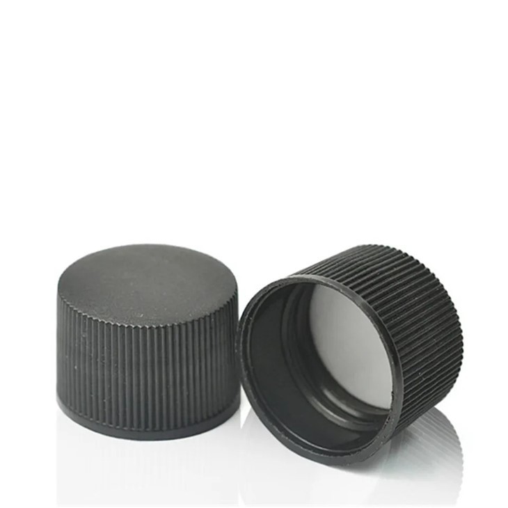 black plastic screw cap